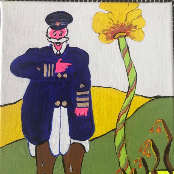 Old Fred Painting from Yellow Submarine 8x10